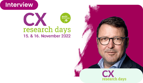 Interview CX Research Days mit dem Titel 